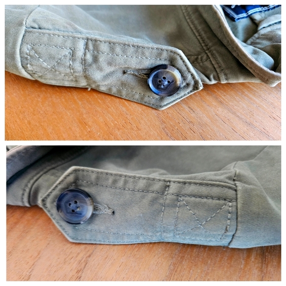 Lucky Brand rugged military-style M65 field jacket, women's XS, olive green, - Picture 6 of 12